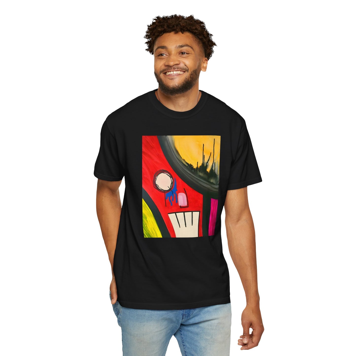 "Walking on Glasses" T-shirt - Painted by lés coloor #ARTPIECE.11