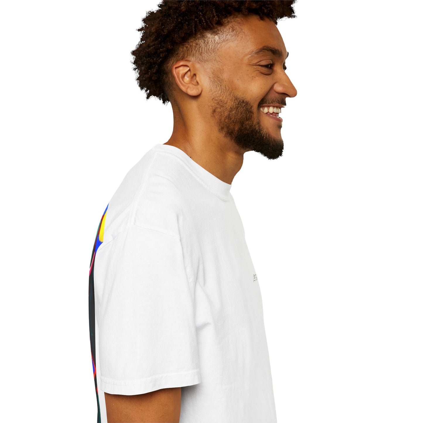 "Sneaky Smile" T-shirt - Painted by lés coloor *Limited Drop*