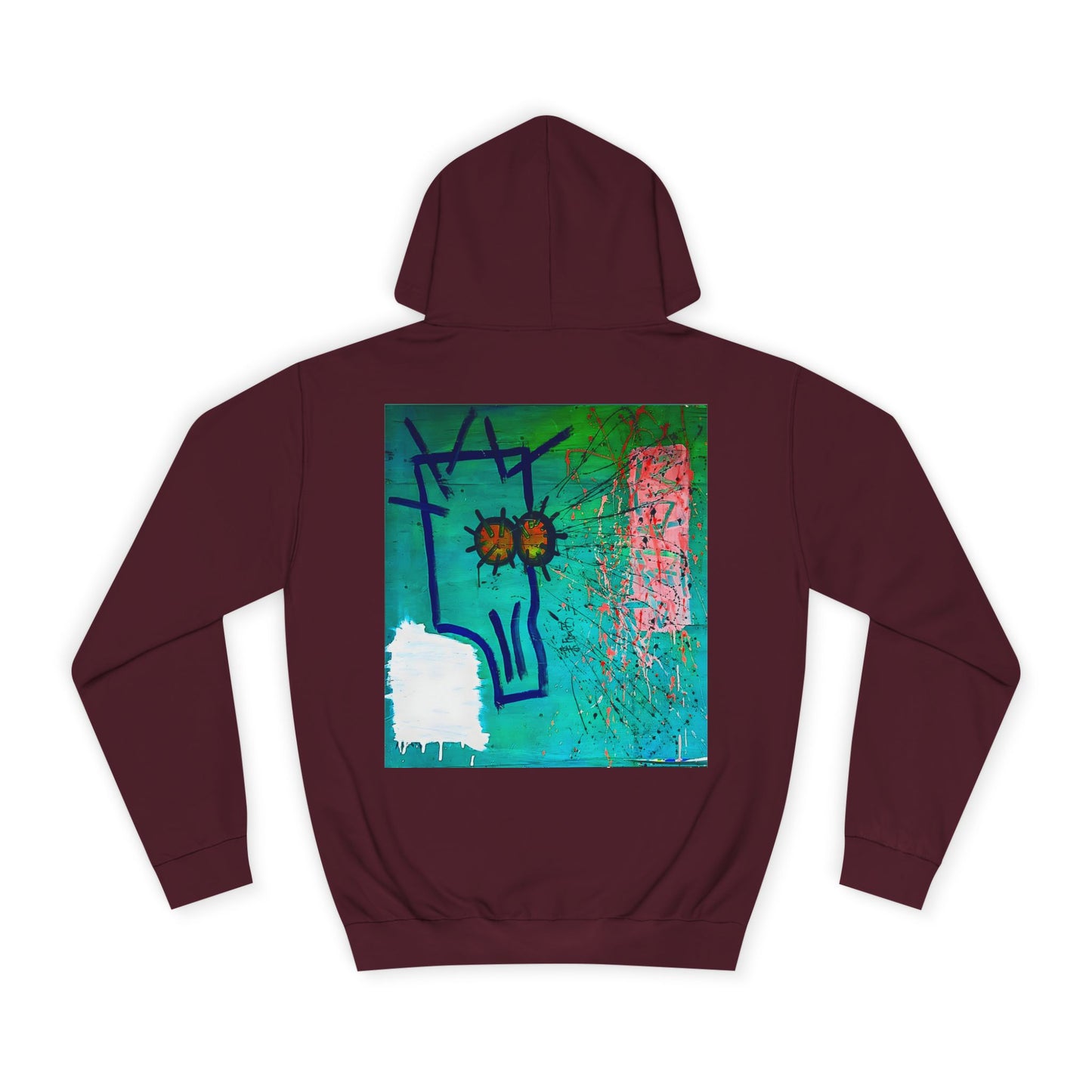 "Sanity Ain't Real" Hoodie  - Painted by lés coloor #ARTPIECE.2