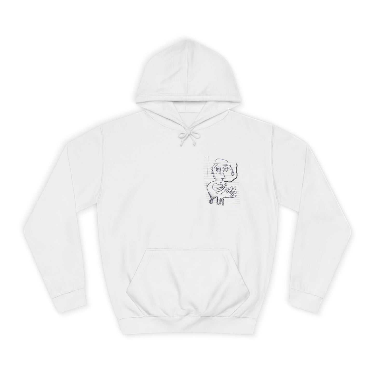 "BLACK SMOKE!" Hoodie  - Painted by lés coloor #ARTPIECE.8