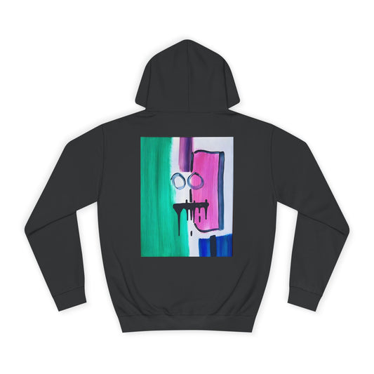 "OutOfNothin'" Hoodie - Painted by lés coloor #ARTPIECE.12