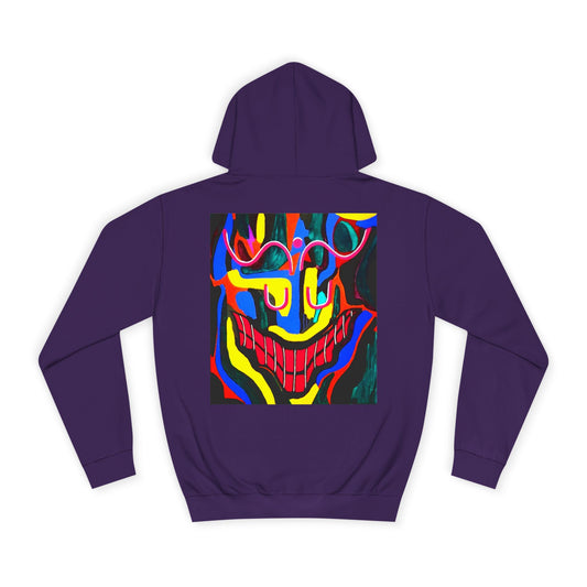"Sneaky Smile" Hoodie  - Painted by lés coloor #ARTPIECE.1