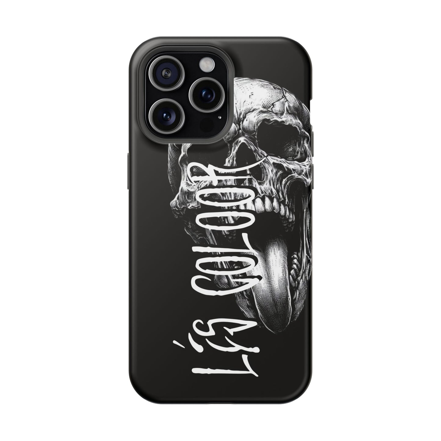 Magnetic iPhone Case -'LÉS SKÜLL 2 '