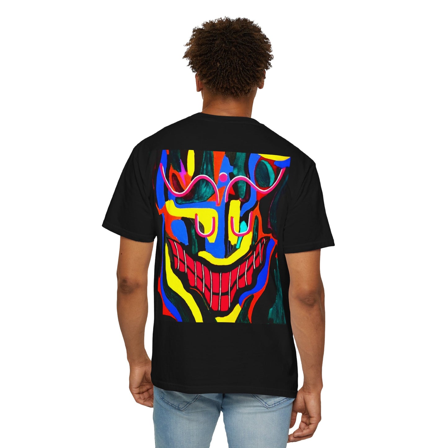"Sneaky Smile" T-shirt  - Painted by lés coloor *Limited Drop*