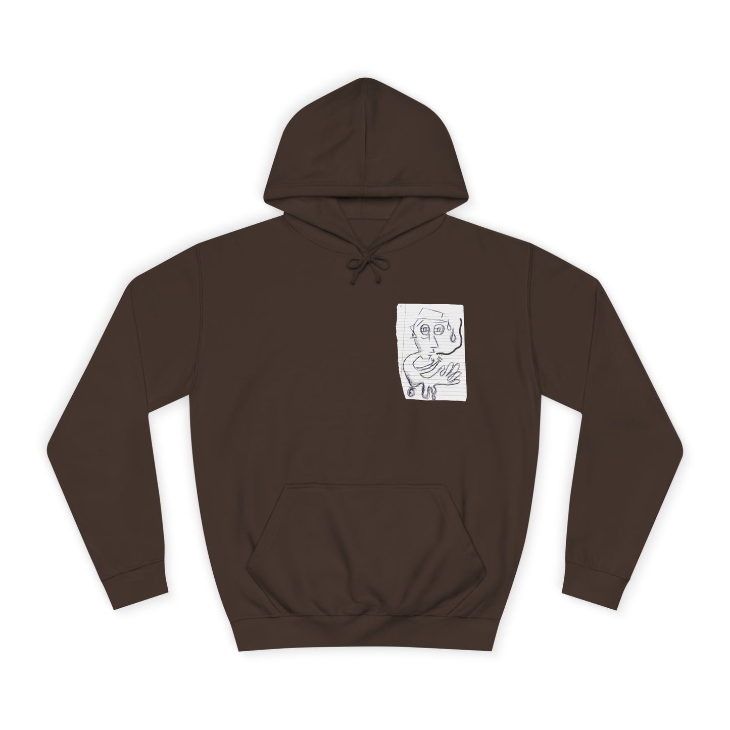 "BLACK SMOKE!" Hoodie  - Painted by lés coloor #ARTPIECE.8