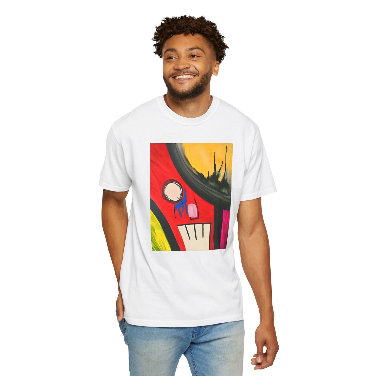 "Walking on Glasses" T-shirt - Painted by lés coloor #ARTPIECE.11