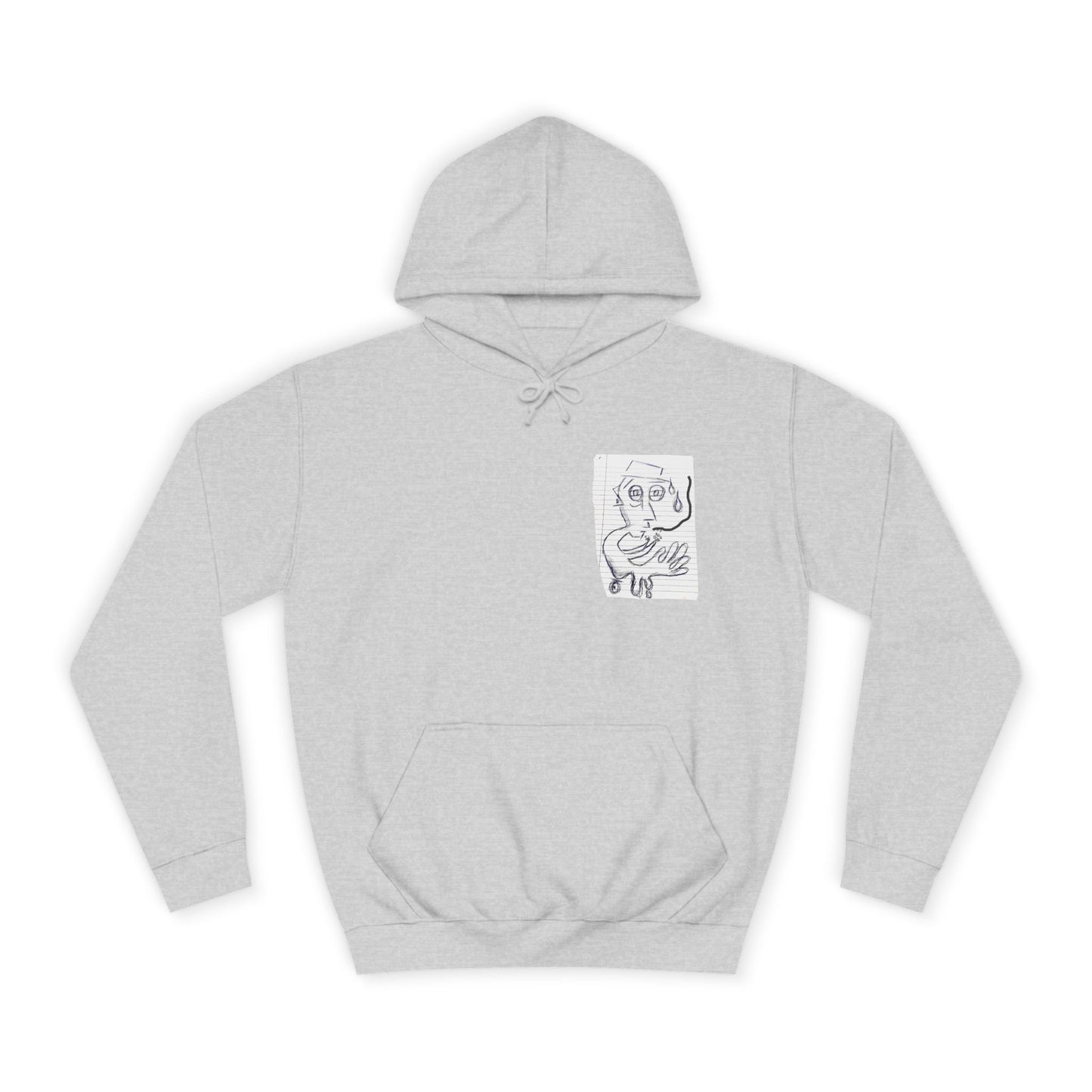 "BLACK SMOKE!" Hoodie  - Painted by lés coloor #ARTPIECE.8