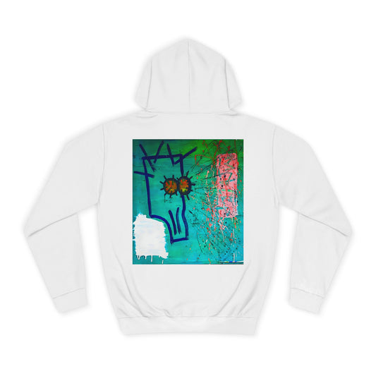 "Sanity Ain't Real" Hoodie  - Painted by lés coloor #ARTPIECE.2