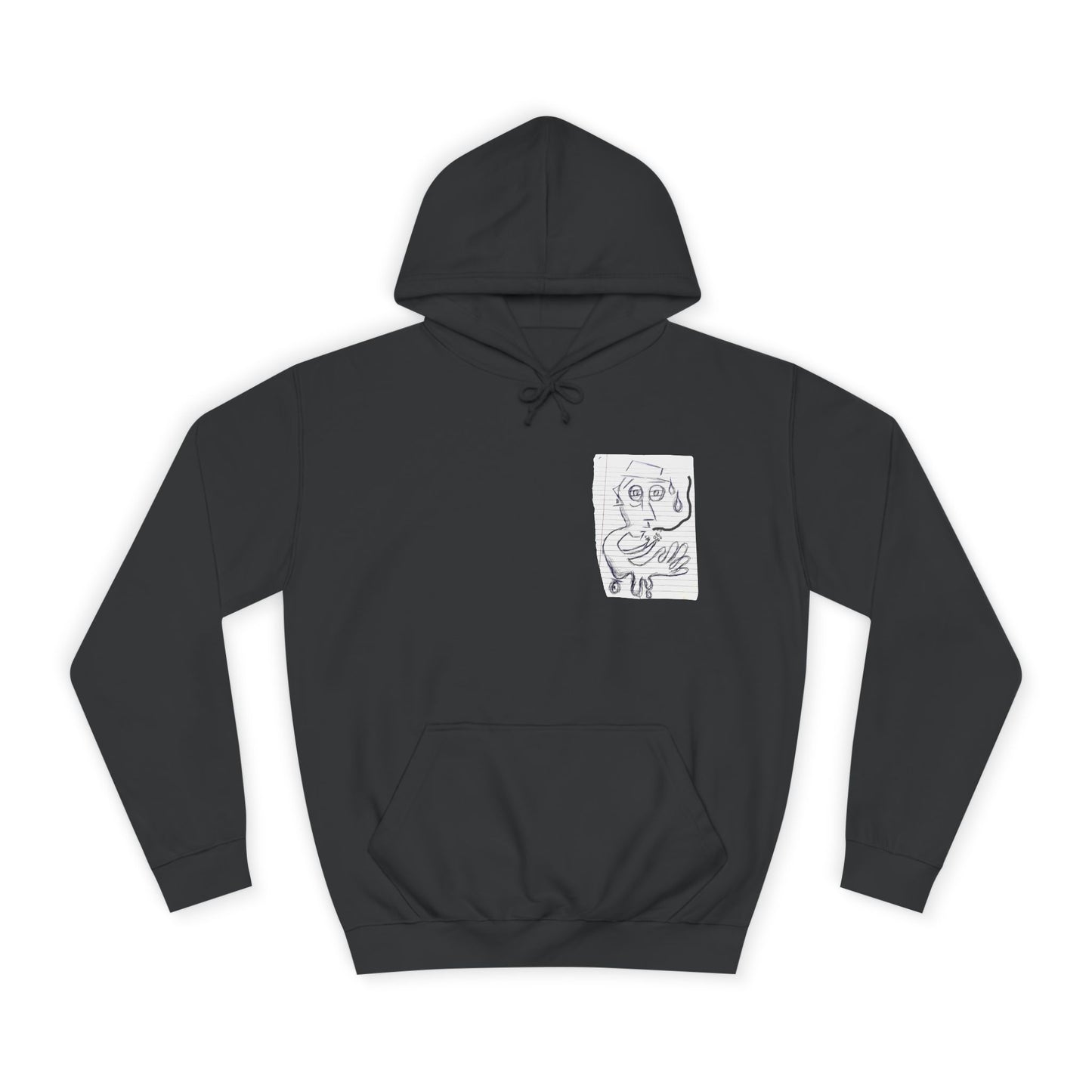 "BLACK SMOKE!" Hoodie  - Painted by lés coloor #ARTPIECE.8