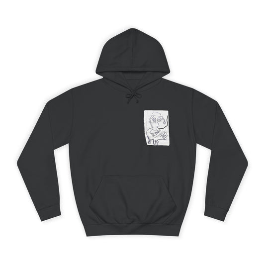"BLACK SMOKE!" Hoodie  - Painted by lés coloor #ARTPIECE.8