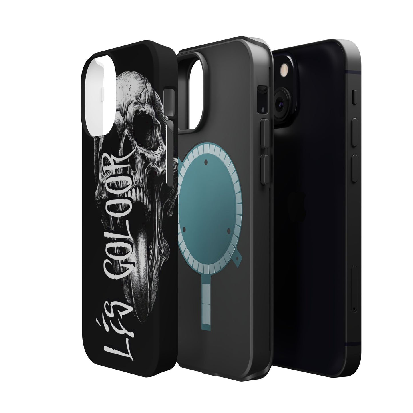 Magnetic iPhone Case -'LÉS SKÜLL 2 '