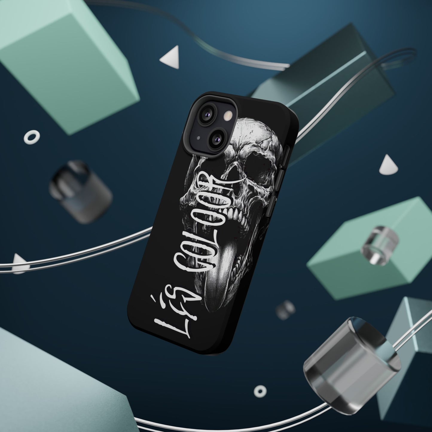 Magnetic iPhone Case -'LÉS SKÜLL 2 '