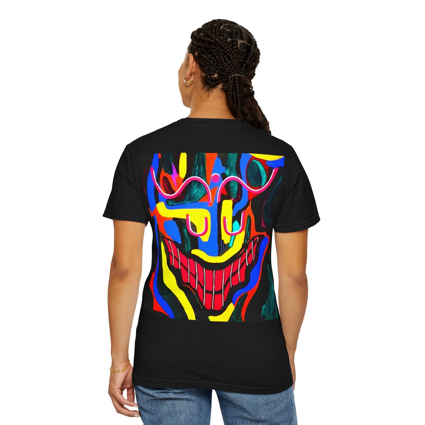 "Sneaky Smile" T-shirt  - Painted by lés coloor *Limited Drop*