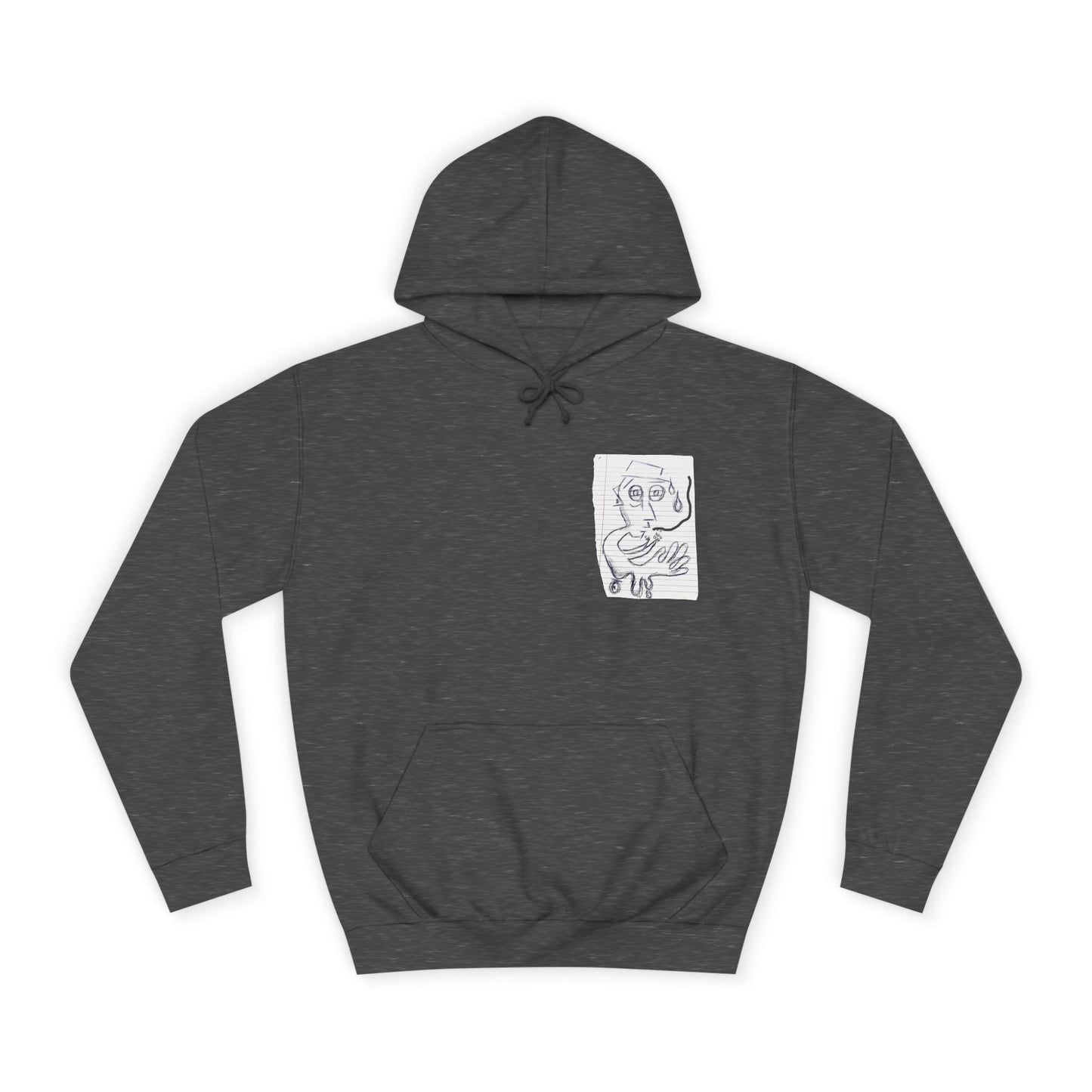 "BLACK SMOKE!" Hoodie  - Painted by lés coloor #ARTPIECE.8