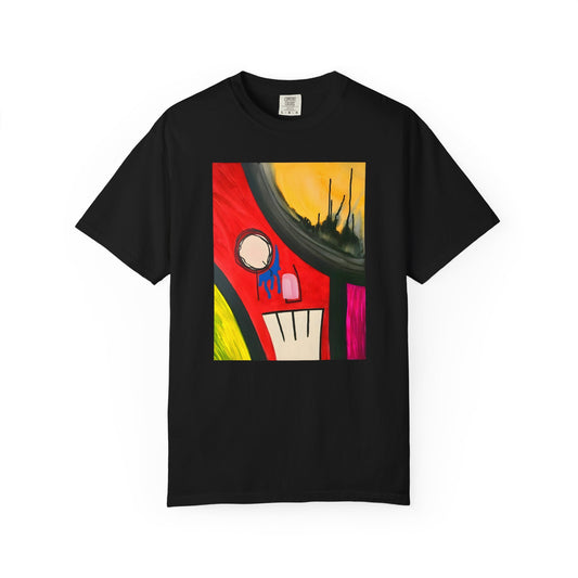 "Walking on Glasses" T-shirt - Painted by lés coloor #ARTPIECE.11