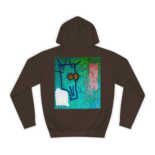 "Sanity Ain't Real" Hoodie  - Painted by lés coloor #ARTPIECE.2