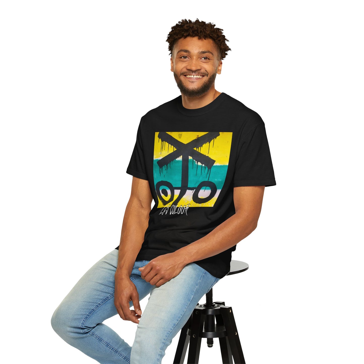 "Untitled X" Cover T-shirt - Painted by lés coloor #ARTPIECE.9