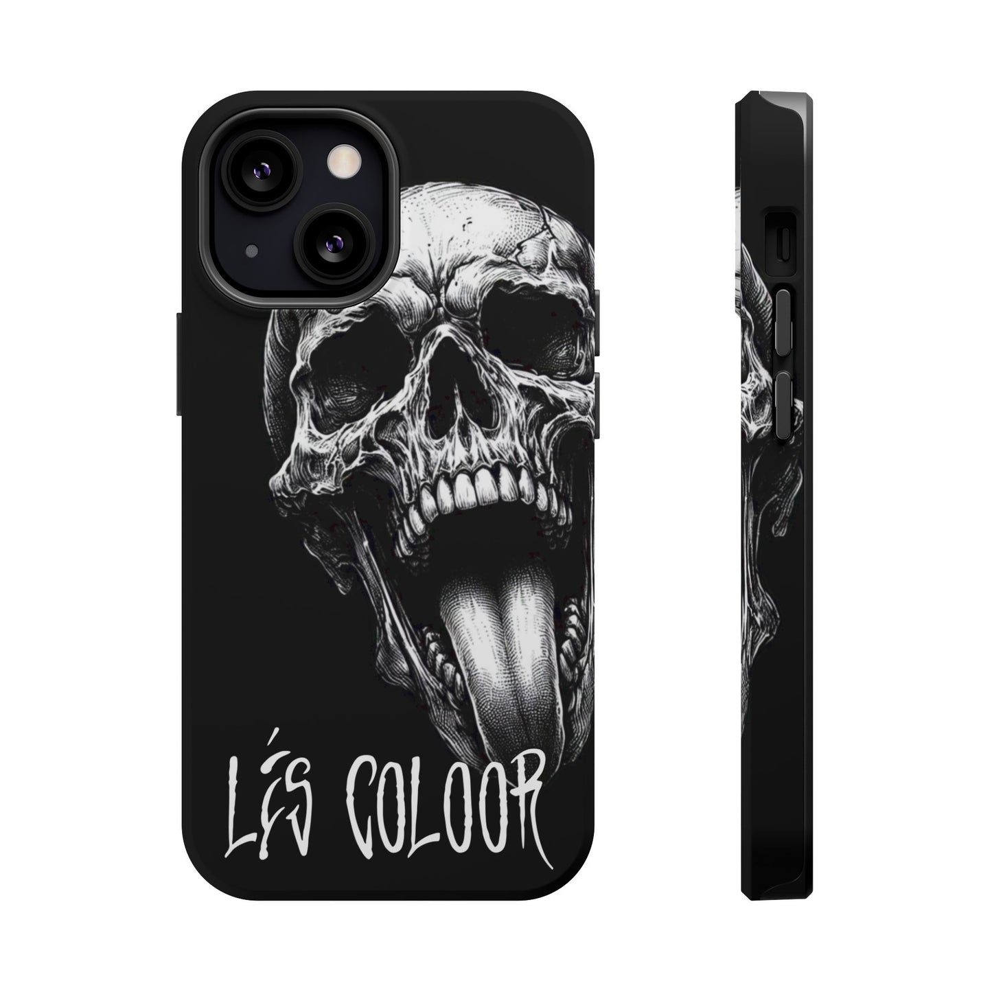 Magnetic iPhone Case -'LÉS SKÜLL'